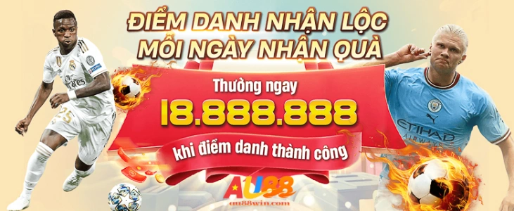 au88banner2 AU88 Đăng Ký Nhận Ưu Đãi Và Khám Phá Giải Trí Trực Tuyến AU88 Điểm Danh Nhận Lộc Mỗi Ngày