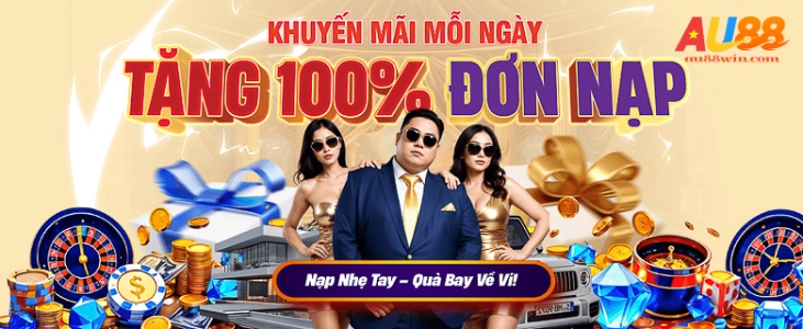 au88banner4 AU88 Đăng Ký Nhận Ưu Đãi Và Khám Phá Giải Trí Trực Tuyến AU88 Khuyến Mãi Tặng 100 Tân Thủ